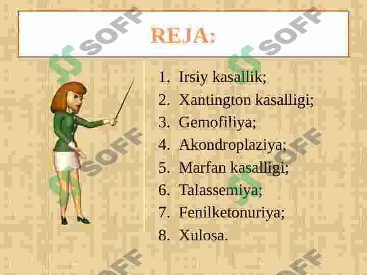 Irsiy kasalliklar 2