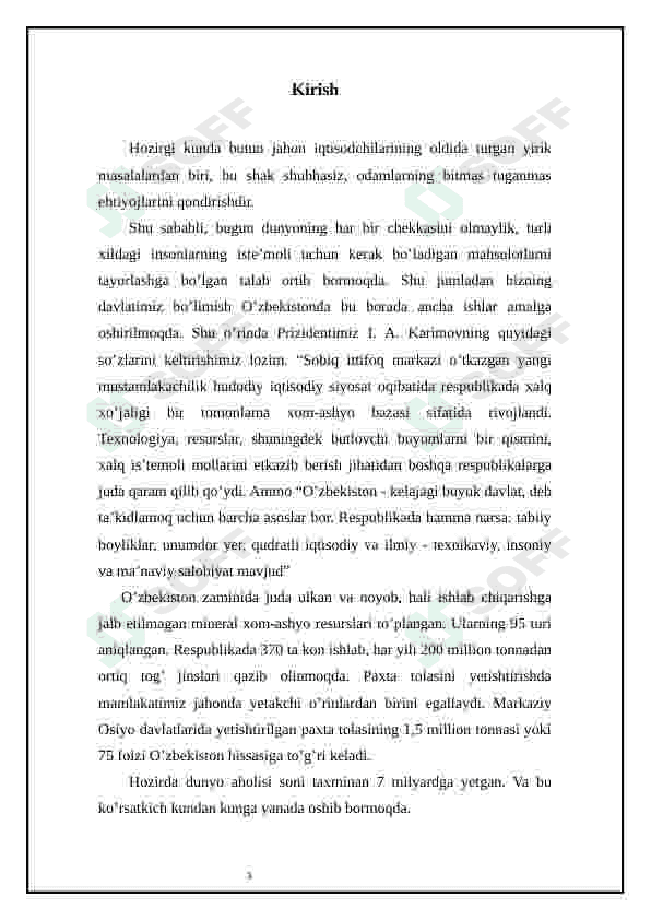 Ishlab chiqarish omillar, ularning o’zaro ta’siri va rivojlanishi 3