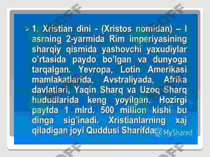 Islom dini masxablari 4