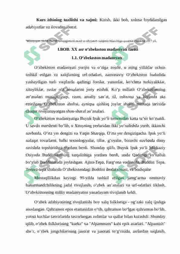 XX asr oʻzbekiston madaniyati tarixi(Choʻlpon hayoti va faoliyati bilan) 5