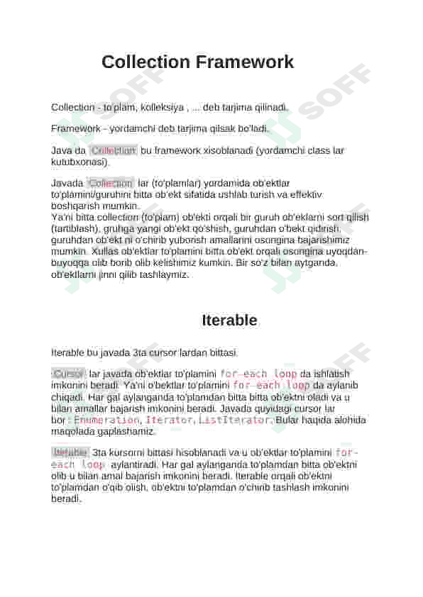 Java Collection API 2