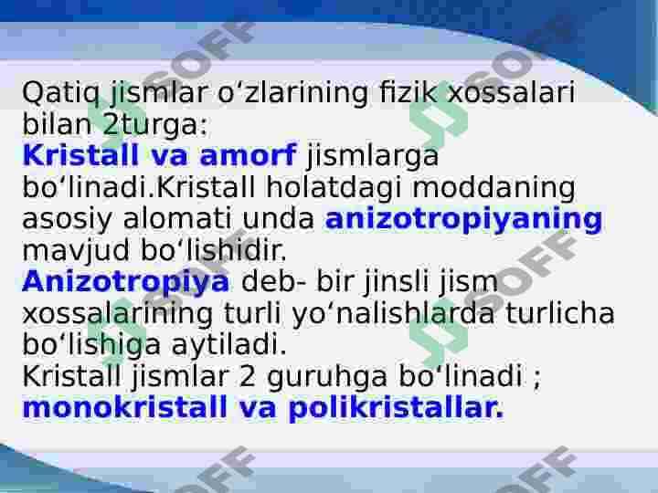 Kristall panjara va ularning turlari.Brave fazoviy panjaralar klassifikatsiyasi 4