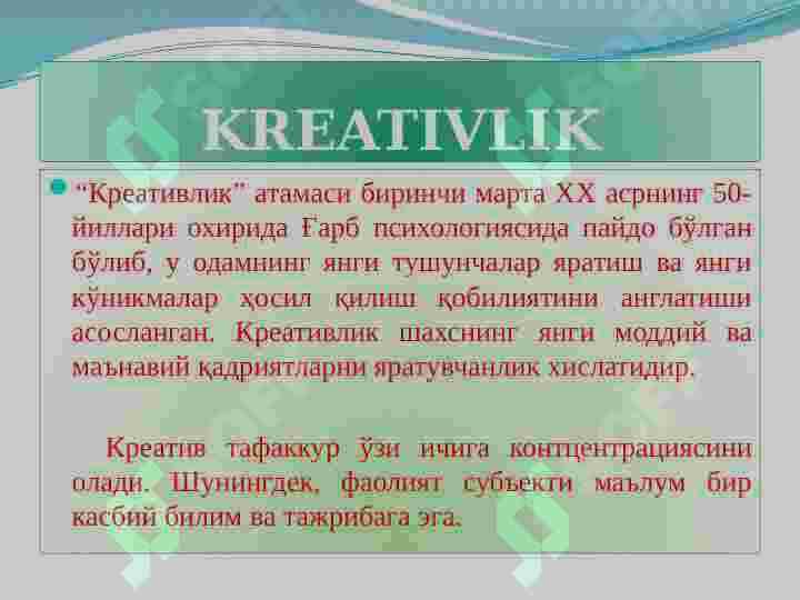 KREATIV TAFAKKUR 3