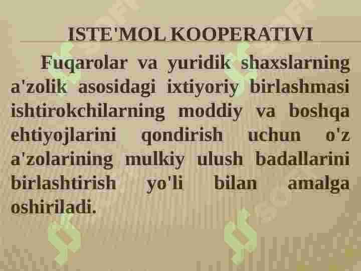 Kredit koperativi 2