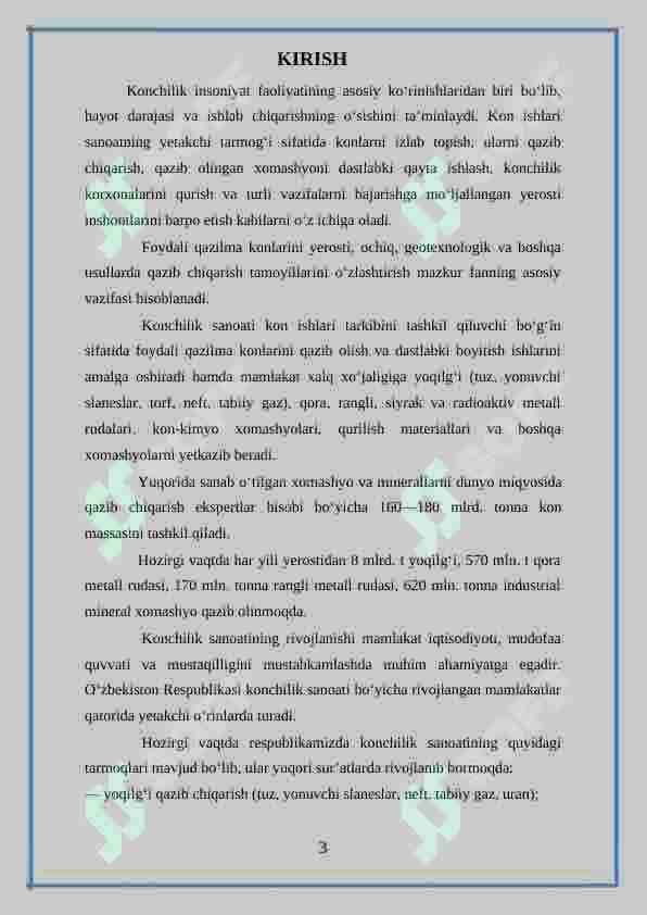Konchilik usuli 3