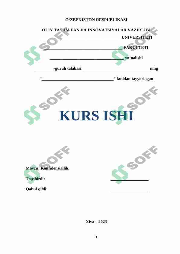 Konfidensiallik 1