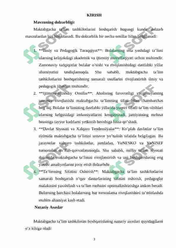 MAKTABGACHA TA’LIM MUASSASALARIDA MARKETING XIZMATI FAOLIYATINI TASHKIL ETISH 3