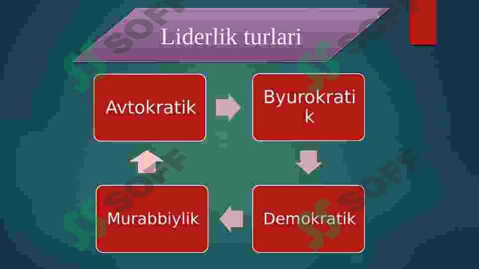 Liderlik va uning turlari 4