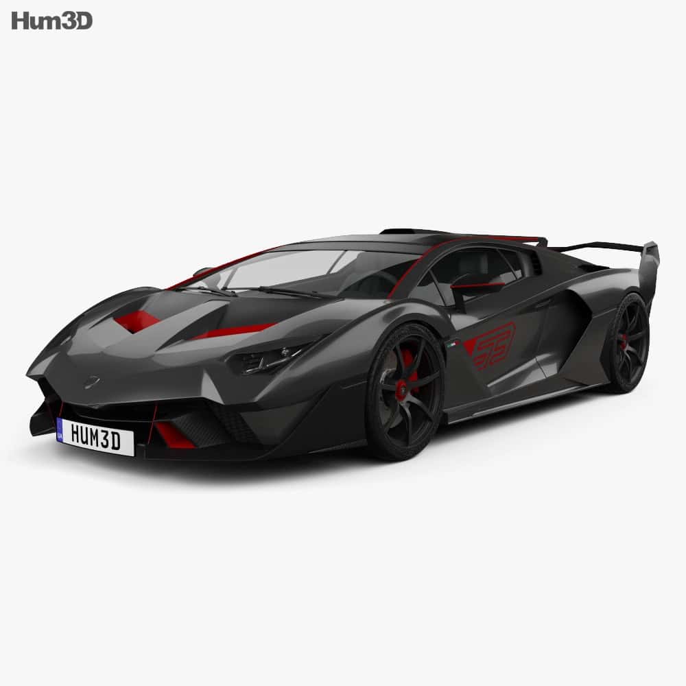 Lamborghini SC18 Alston 3D model 1
