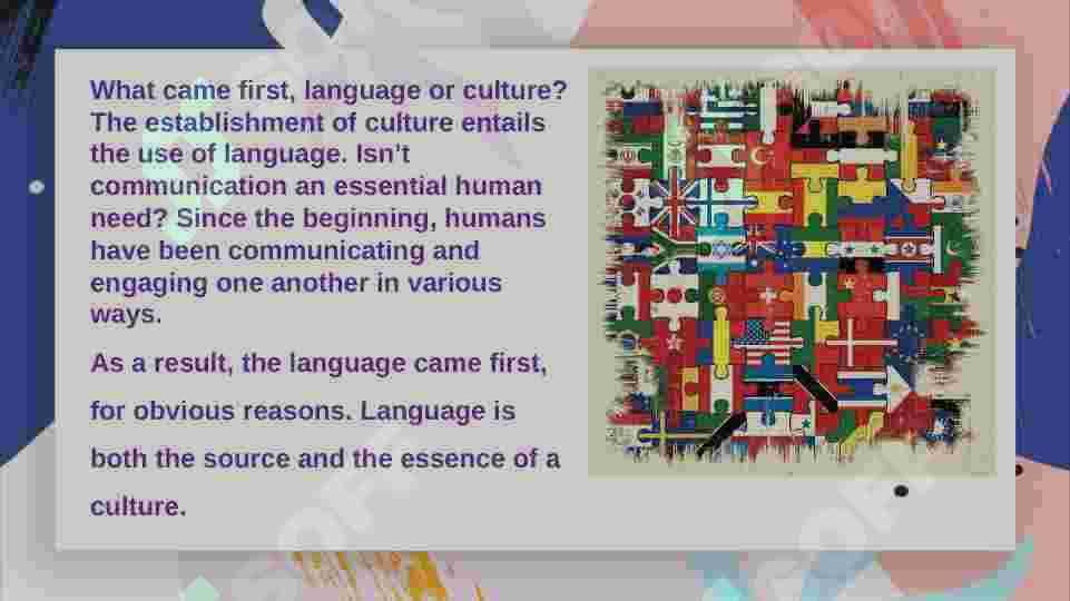 Language and Culture | Presintation 8
