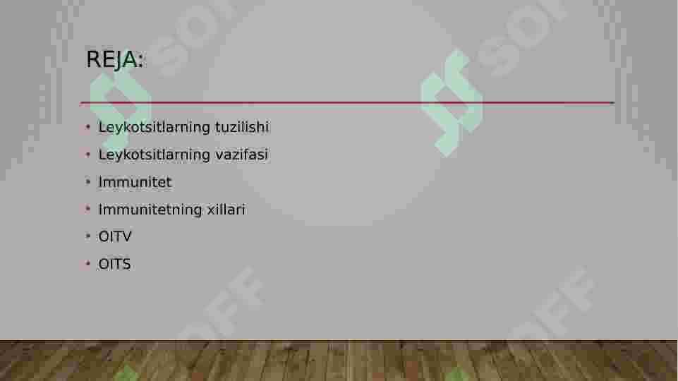 Leykositlar. Oshishi. kamaiyishi. sanash usullari 2
