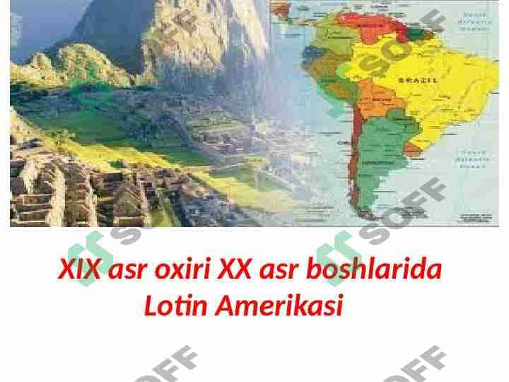 Lotin Amerikasi 1