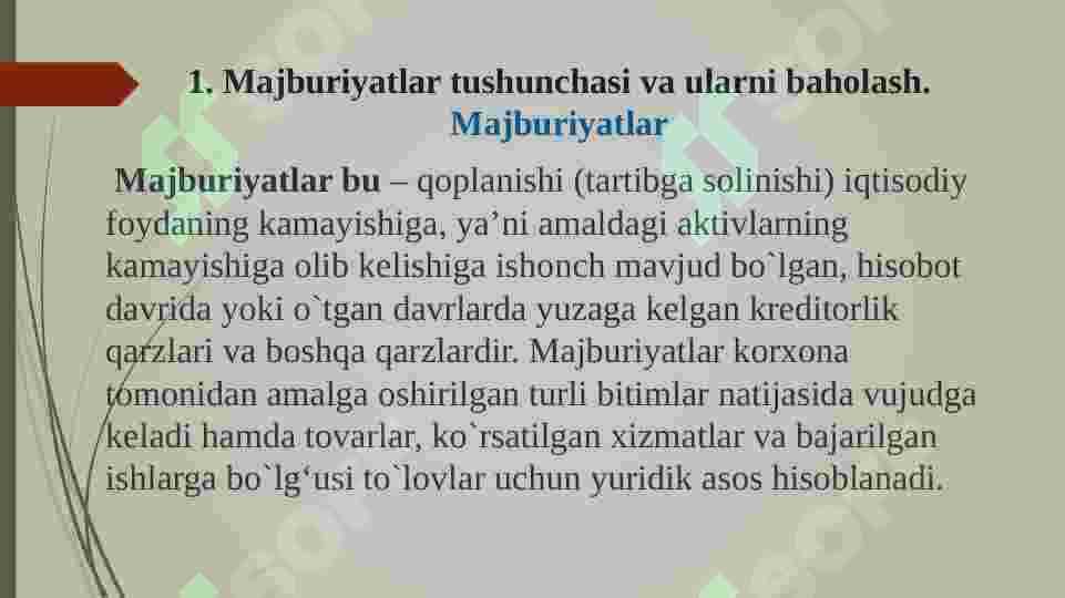 MAJBURIYATLAR HISOBI 2