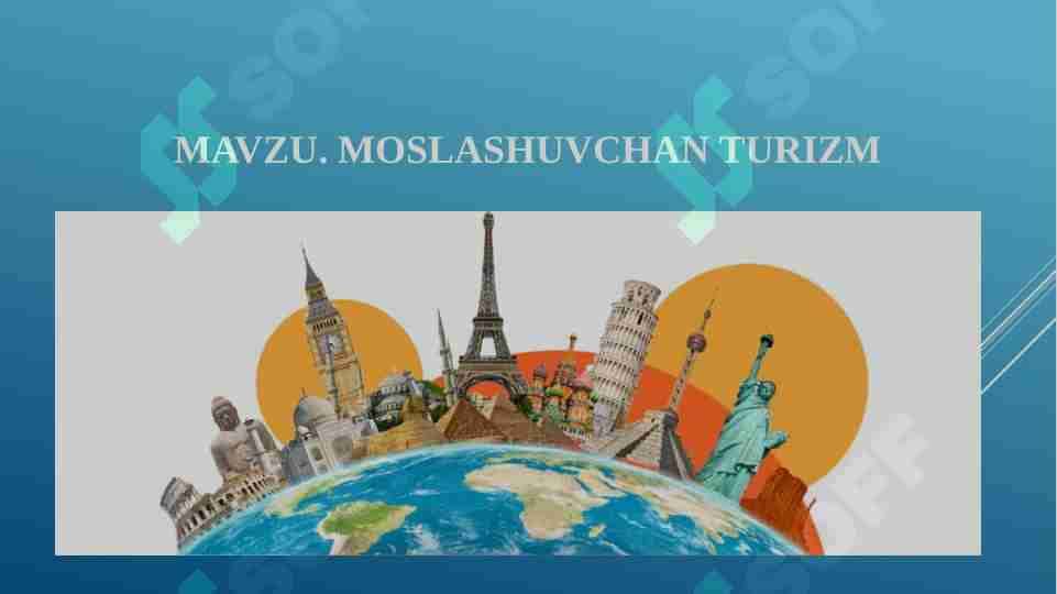 MOSLASHUVCHAN TURIZM 1