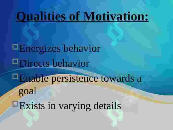 Motivation 5