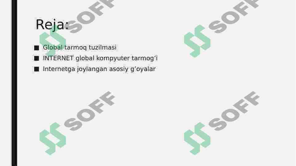 Global kompyuter tarmoqlari 2