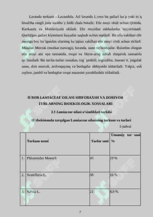 “Yalpiznamolar qabilasi” 7