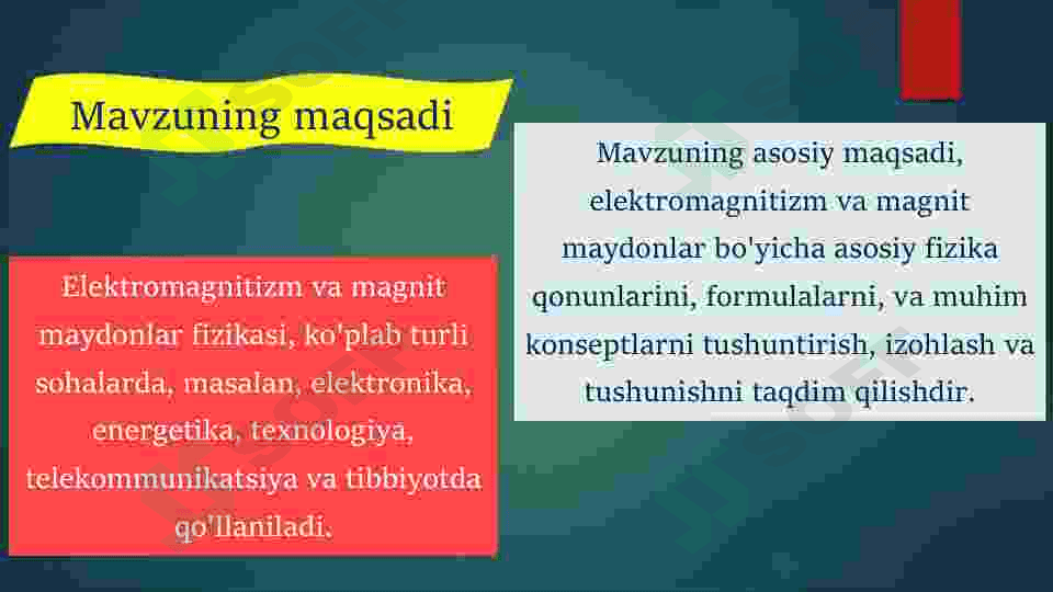 Magnit oqimi. Magnit maydonlari uchun Gauss teoremasi. Magnit induksiysi vektorining sirkulatsiyasi. Erkin o‘qlar 4