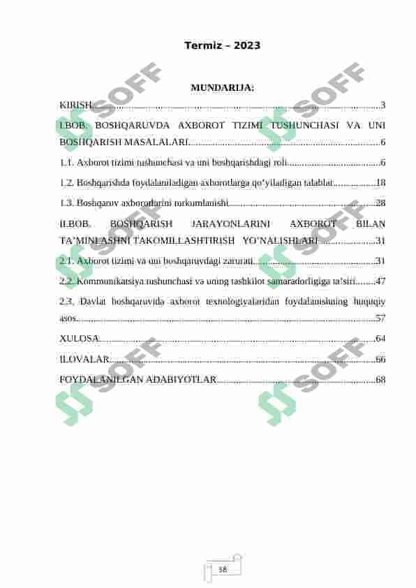 BOSHQARUVDA  AXBOROT  KOMMUNIKATSIYALARI 2