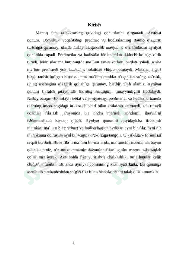 Mantiq fani predmeti, maqsadi va vazifalari 3