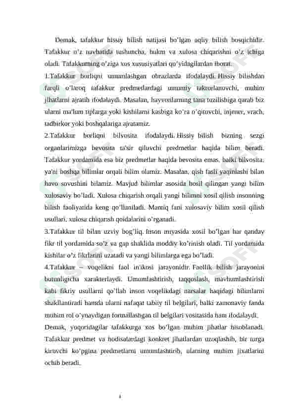 Mantiq fani predmeti, maqsadi va vazifalari 6