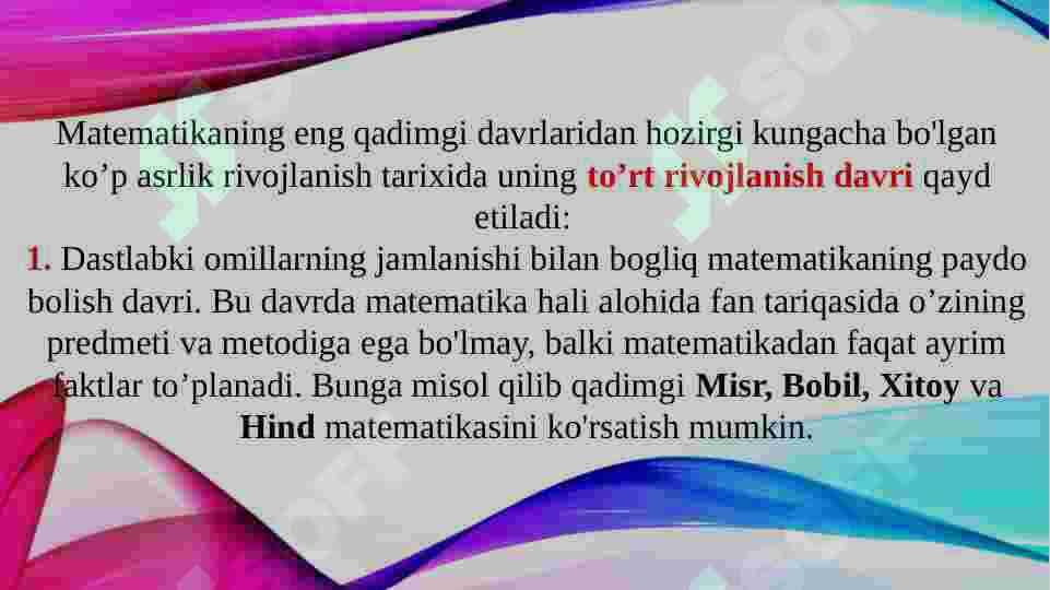 Boshlang'ich sinfda matematika o'qitish o'quv vositalar Boshlang'ich sinflarda matamatikadan o'quv jarayonida ko'rgazmalardan foydalanish 7