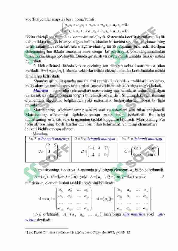 MATRITSALAR 2