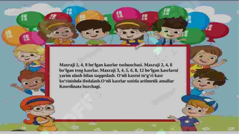 Maxraj tushunchasi 4