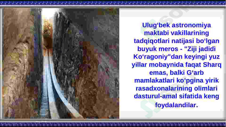 Mirzo Ulug'bek "To'rt ulus tarixi" 7