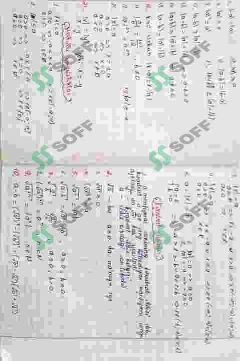 Algebra va Geometriyadan fo’rmulallar (qo'lda yozilgan ) 6