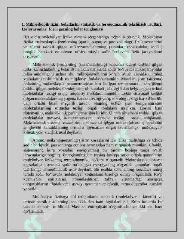 Molekulyar fizika 3