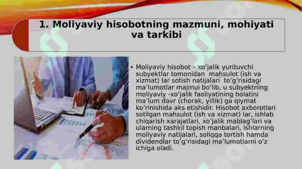 Moliyaviy hisobot 2
