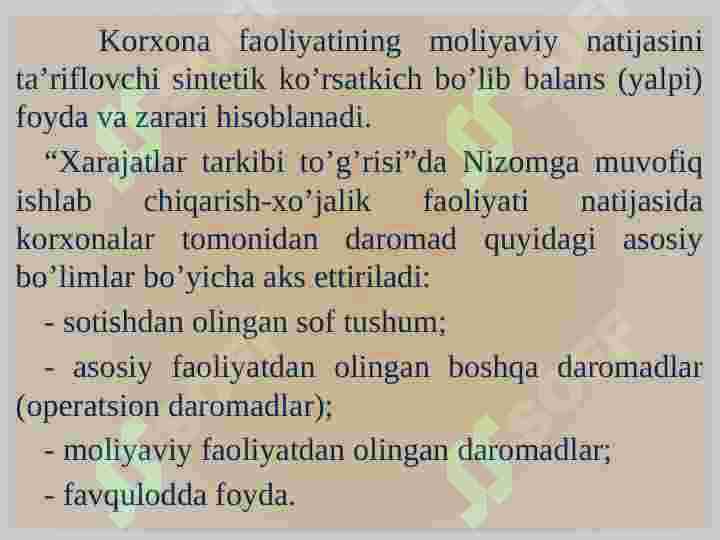 Molyaviy natijalar hisobi 4