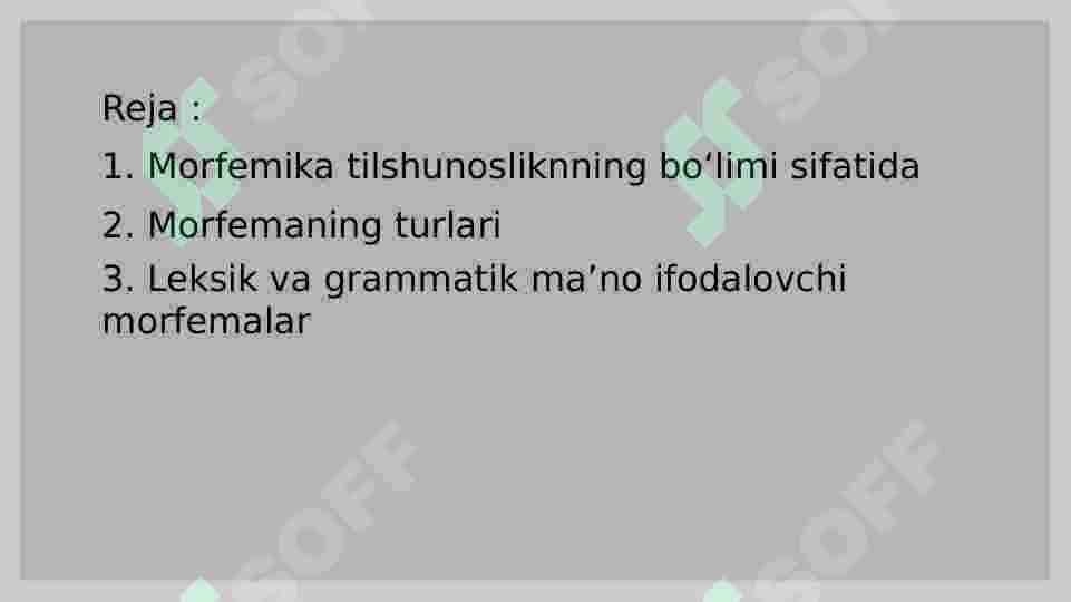 Morfemika 2