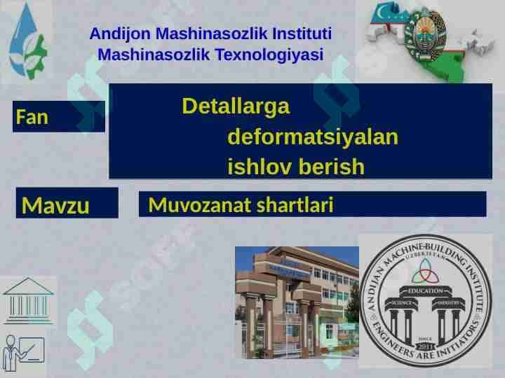 Muvozanat shartlari 1