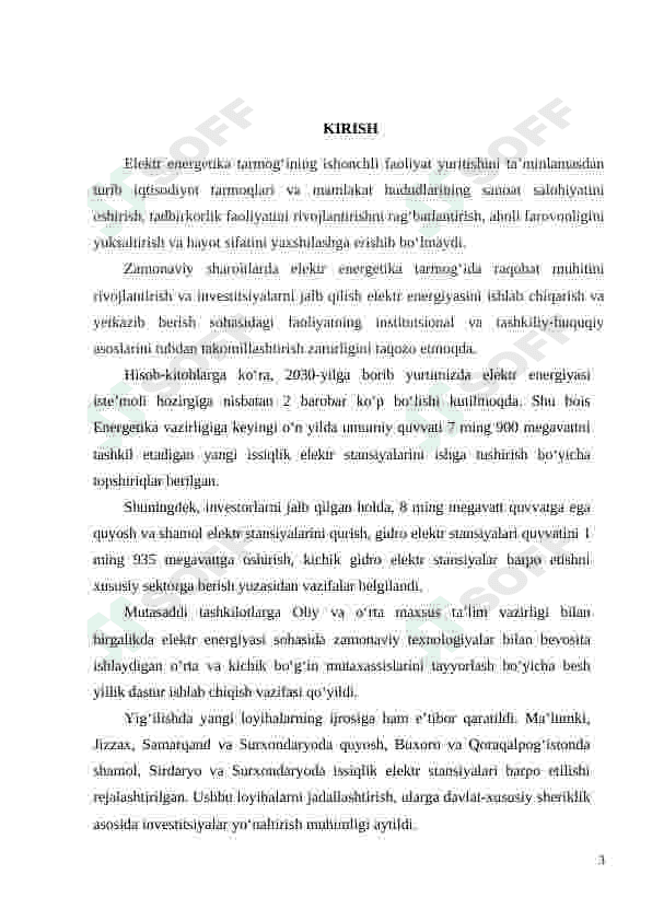 Respublika iqlim sharoitida yuqori samarali fotoelektrik batareyalarning mobil ko’rinishdagi konstruksiyalarini yaratish 3