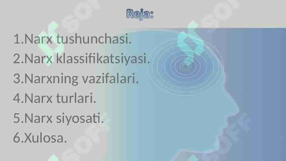 Narx va narx siyosati 1