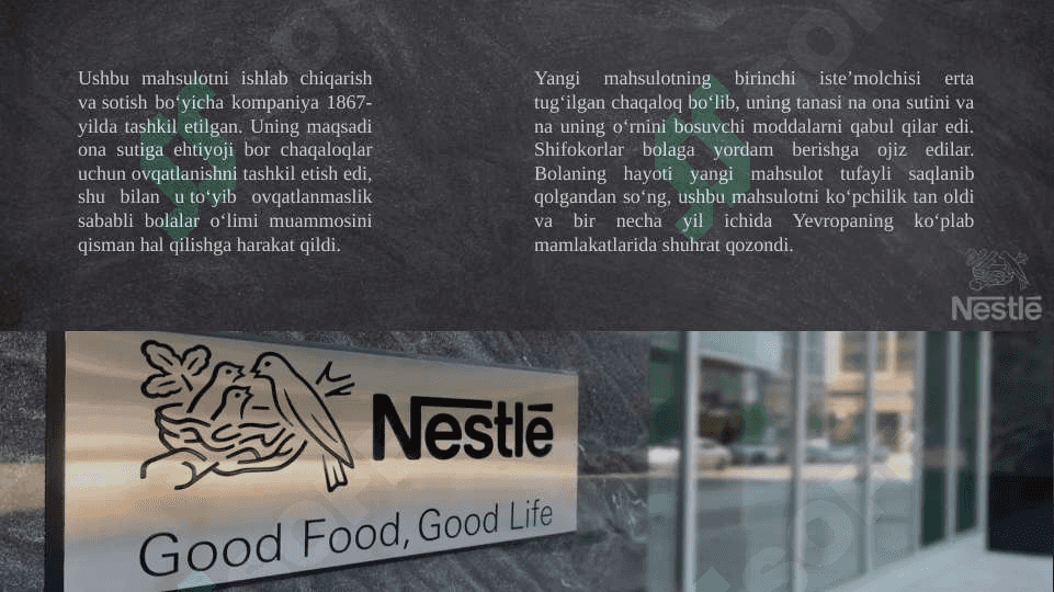 Nestle tarixi 3