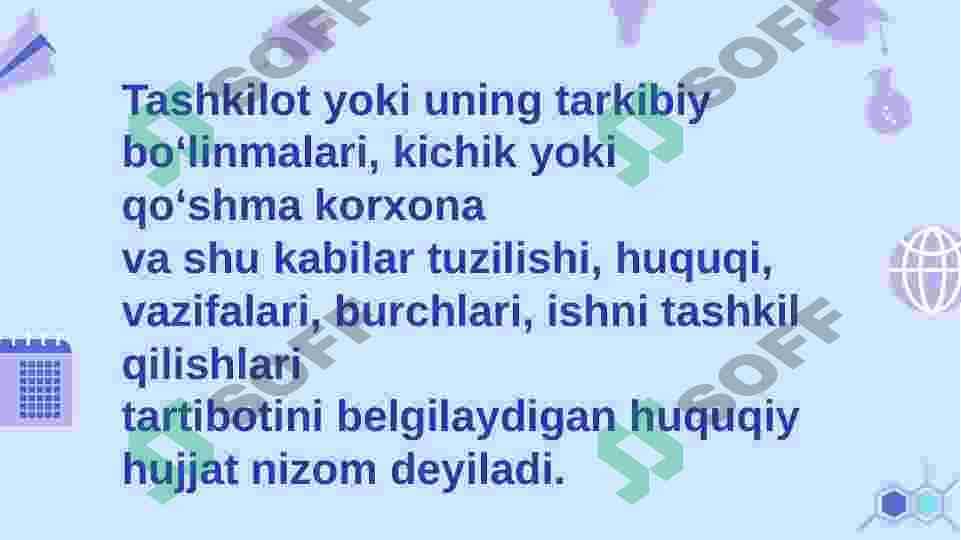 Nizom. Yoʻriqnoma 3