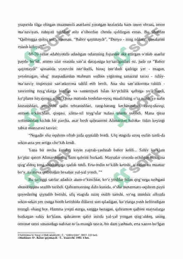 O`tkir Hoshimov asarlari tahlili 6