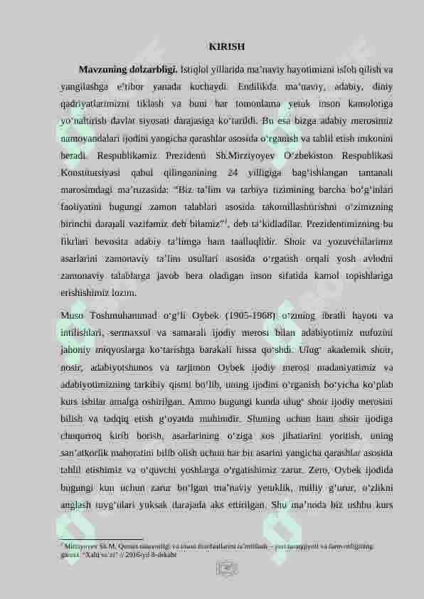 OYBEK – ROMANNAVIS 2