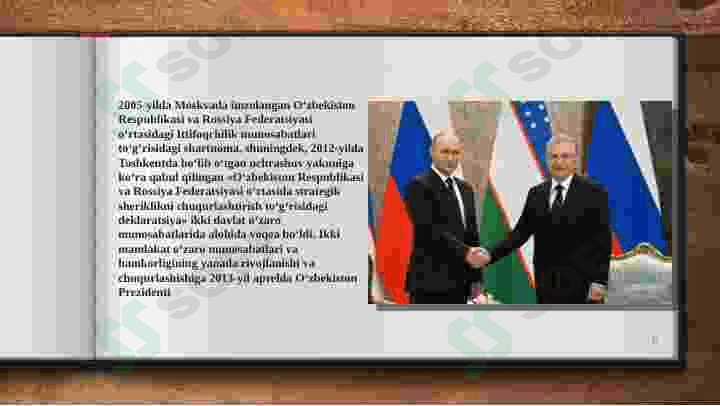 O‘ZBEKISTON–ROSSIYA. 6