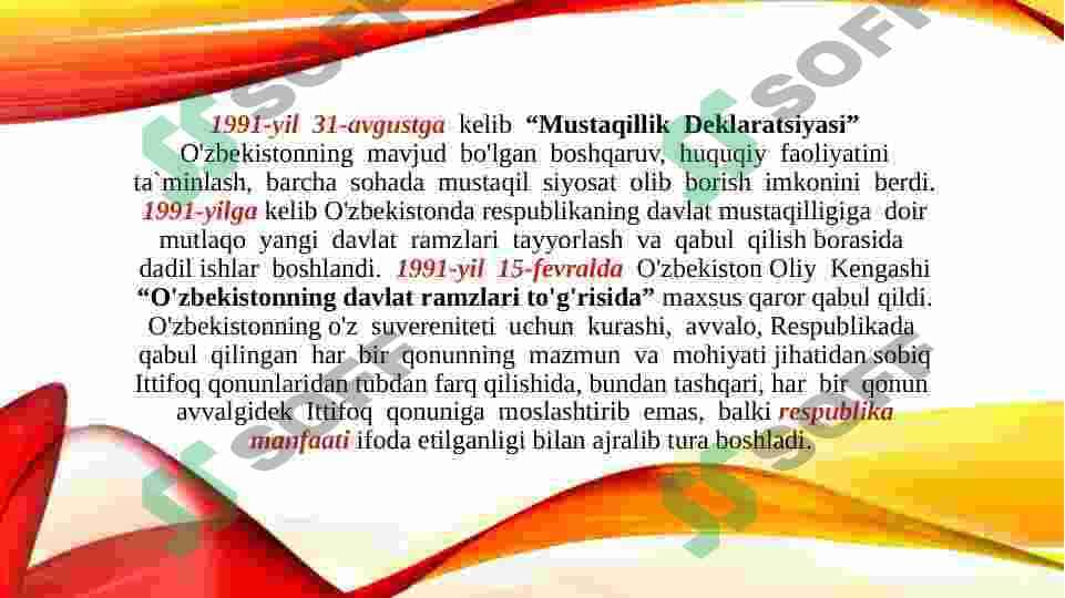 O'zbekiston - milliy yuksalishning yangi bosqichida 3