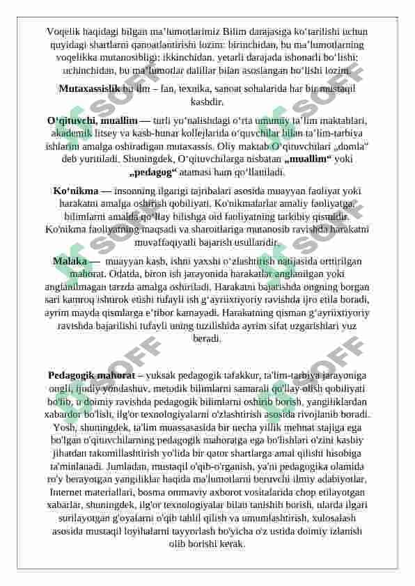 Boʻlajak oʻqituvchilarni ilmiy tadqiqot ishlariga yoʻnaltirish (TEZIS) 2