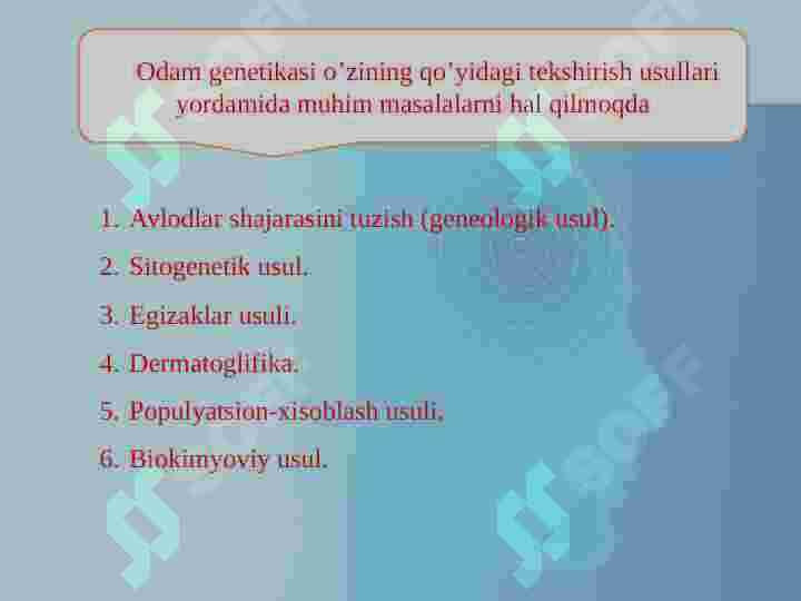 Odam genetikasi 3