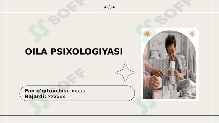 Oila psixologiyasi 1
