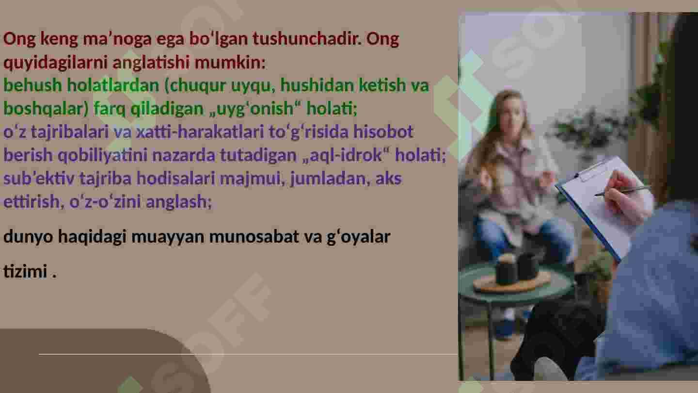 Ong haqida tushuncha 3