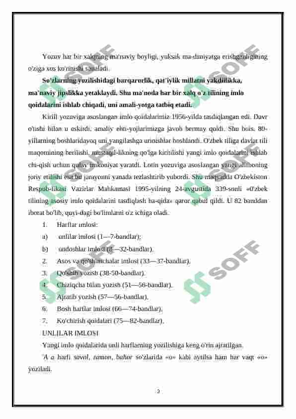 O'zbek tilining imlo qoidalari 3