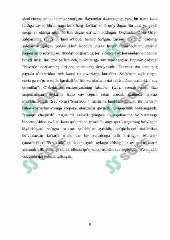 O’zbekiston bayramlari 8
