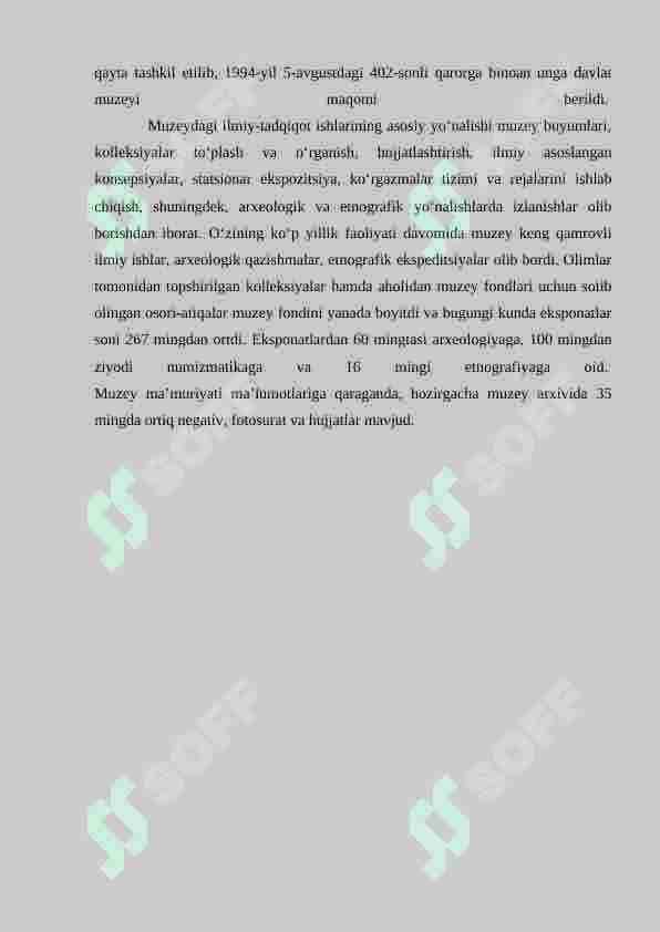 O`zbekiston muzeylari 5
